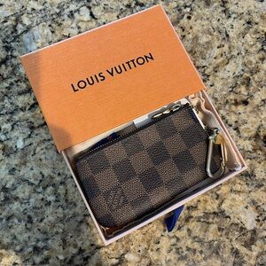 Louis Vuitton Brown Damier Key Pouch